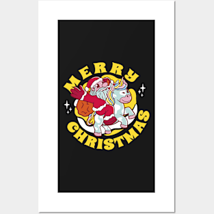 unicorn christmas, christmas unicorn, christmas, unicorn, unicorn shirt, christmas horse, horses shirt Posters and Art